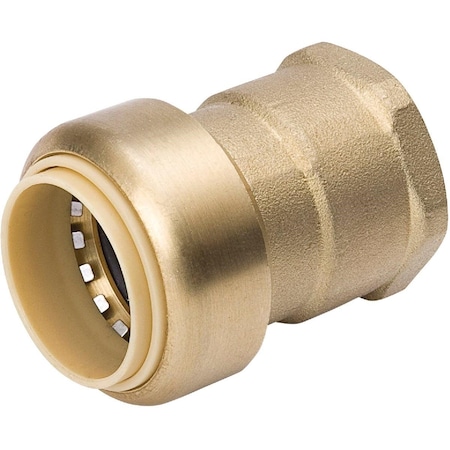 Proline 1 In. x 1 In. FPT Brass Push Fit Adapter 6630-205